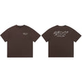Cole Buxton Brown Script Signature Graphic T-Shirt