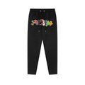 Trapstar Style Autumn/Winter Multi-Color Patchwork Sweatpants - Black