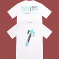 Trapstar Paisley "T" Graphic Tee - White/Blue