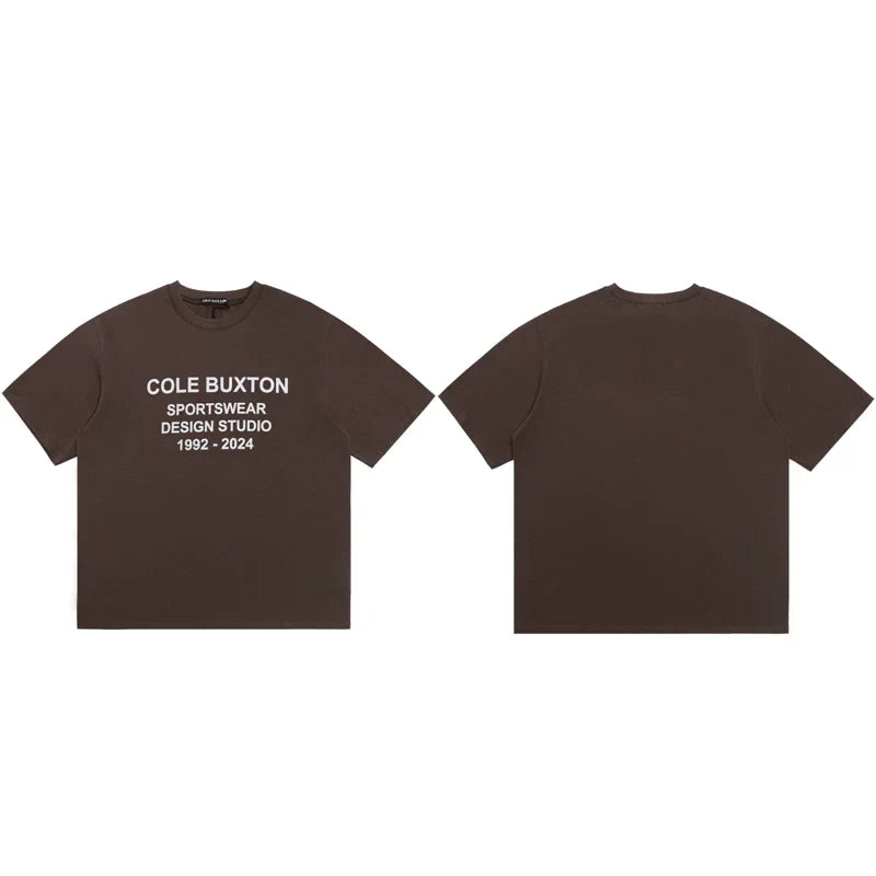 Cole Buxton Brown Sportswear Design Studio T-Shirt