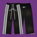 Roughplay Arch Logo Track Sweatpants - Black