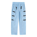 Trapstar Piping Track Pants - Sky Blue/Black